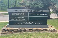 Exterior office sign